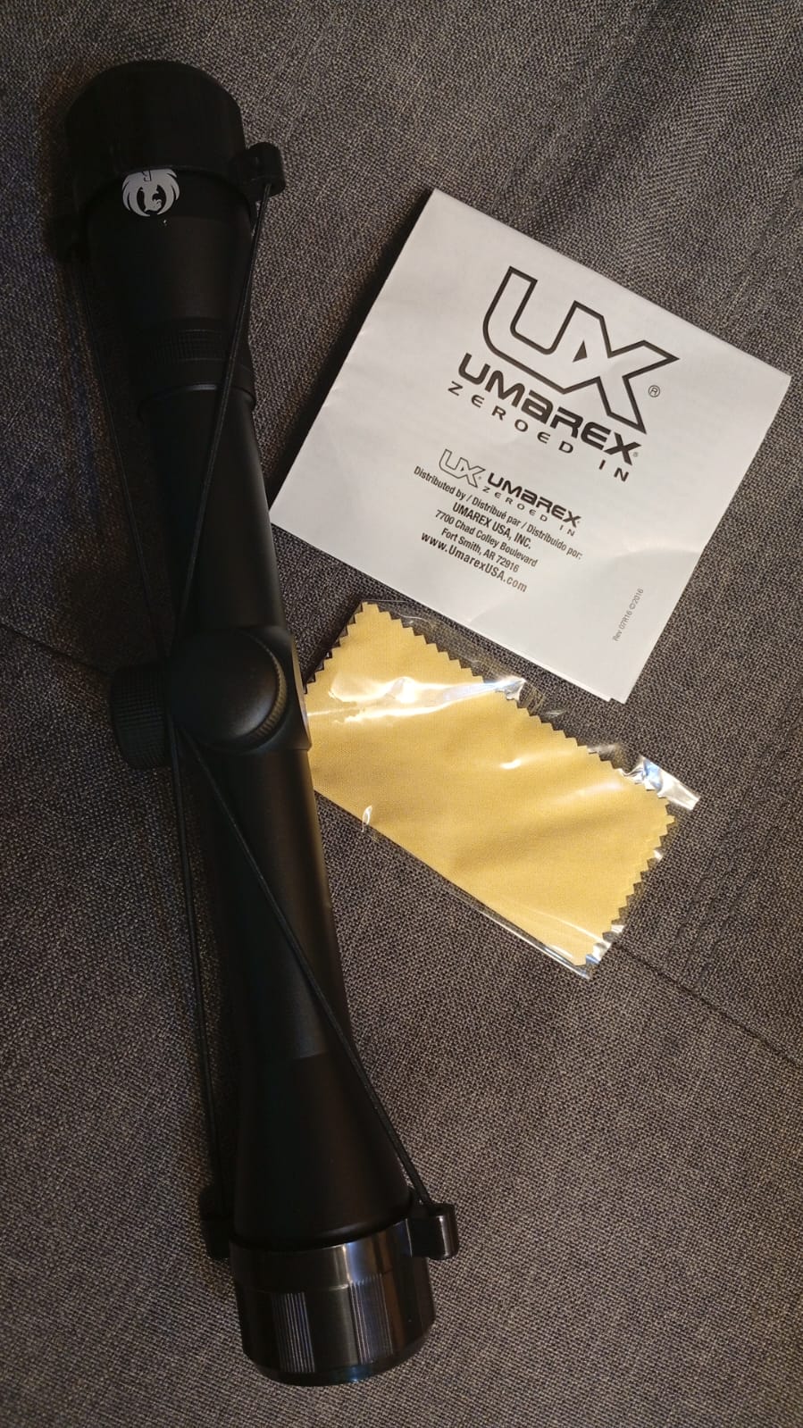 Rifle de aire Ruger Blackhawk Combo, .177, 1200FPS, pellets.