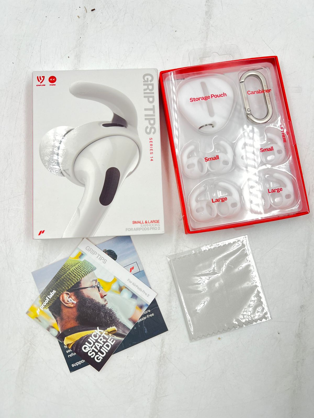 4 Pares De Fundas Para AirPods Pro 2 Ganchos Para Las Orejas