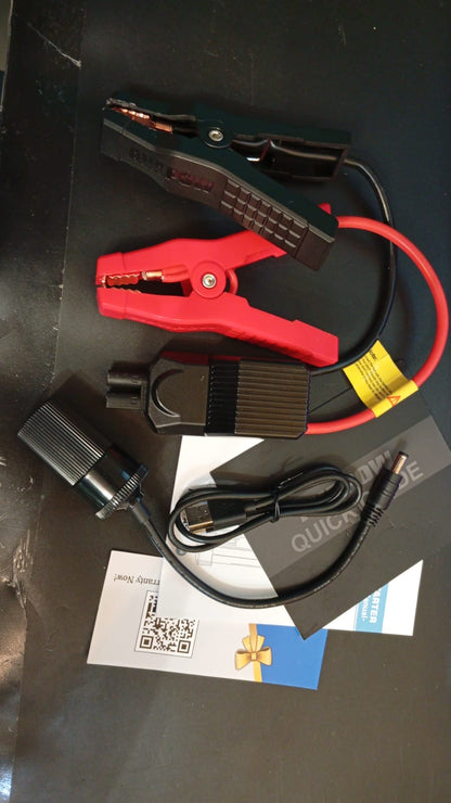 Arrancador de coche Avapow, portátil de 12 V con cables, 4000A.