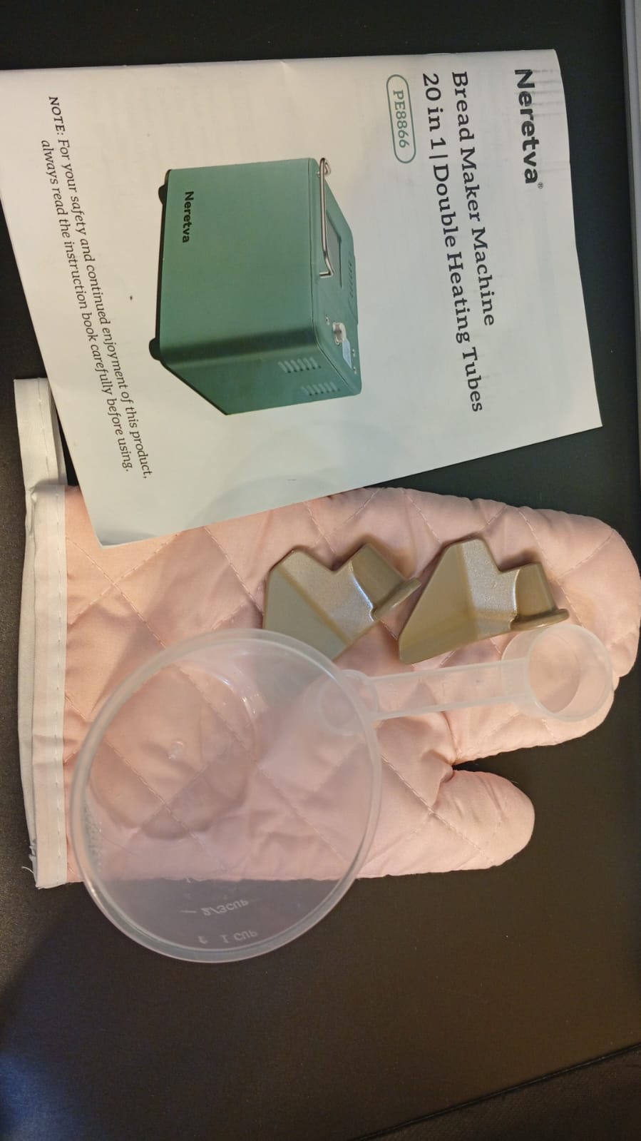 Maquina de pan, antiadherente, pequeña, 2lb, color de corteza (USADA).