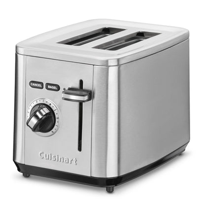 Tostadora de acero inoxidable, Cuisinart, para 2 rebanadas.