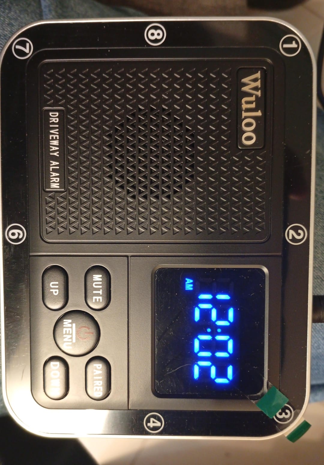 Alarma de entrada, sensor de movimiento exterior, inalámbrica, Wuloo.