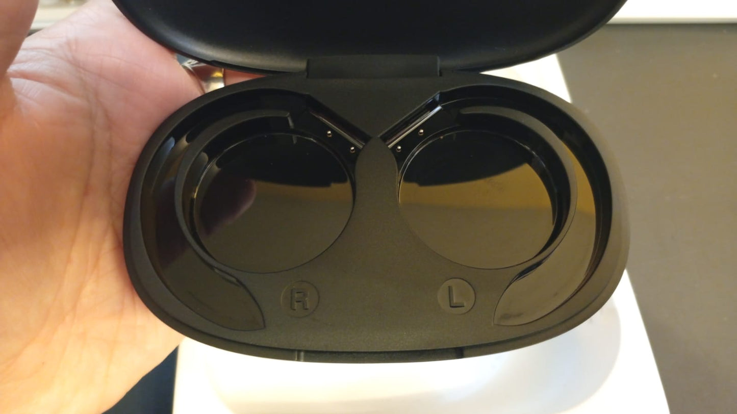 F2 Auriculares inalámbricos, Gancho para la Oreja, (USADOS).