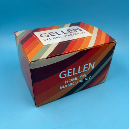 Kit Uñas Gel Gellen 10 Colores Lámpara UV LED