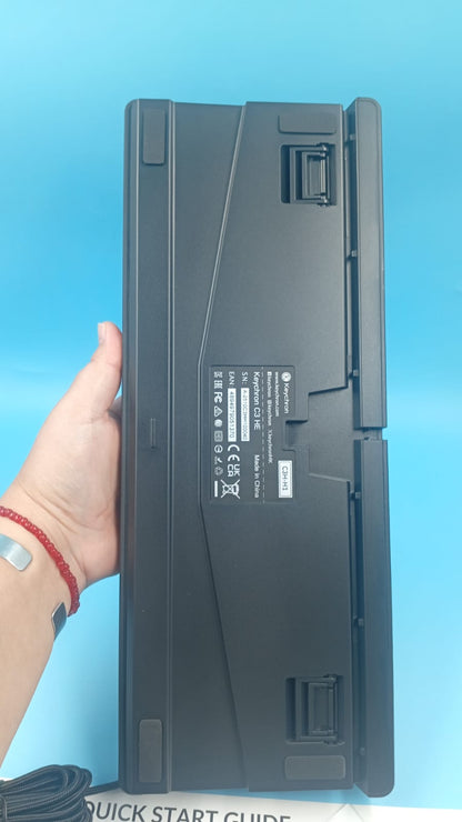 Teclado mecánico con cable Keychron C3/HE/TKL, interruptores magnéticos