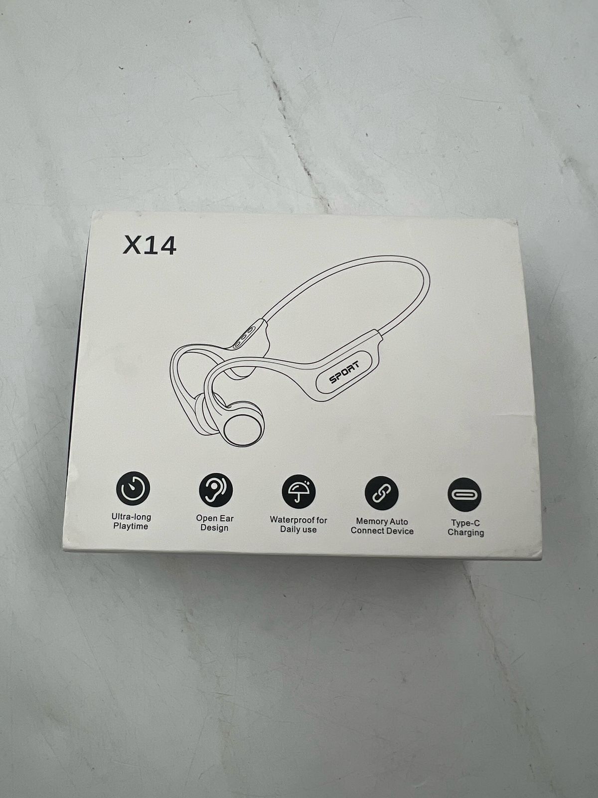 Auriculares de conducción ósea X14 Yorlu deportivos