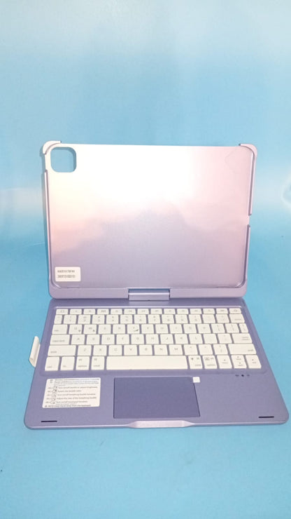 Funda con teclado para iPad de 10.ª gen. giro 360 y retroiluminación.