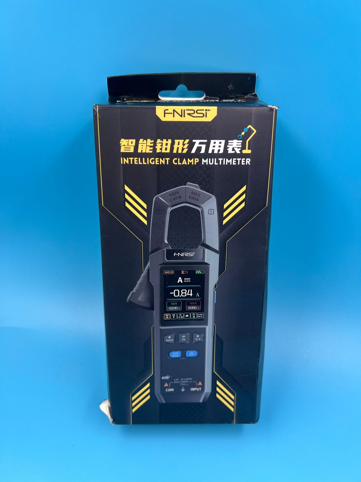 Multímetro Digital FNIRSI DMC-100 con Pinza para Corriente AC/DC