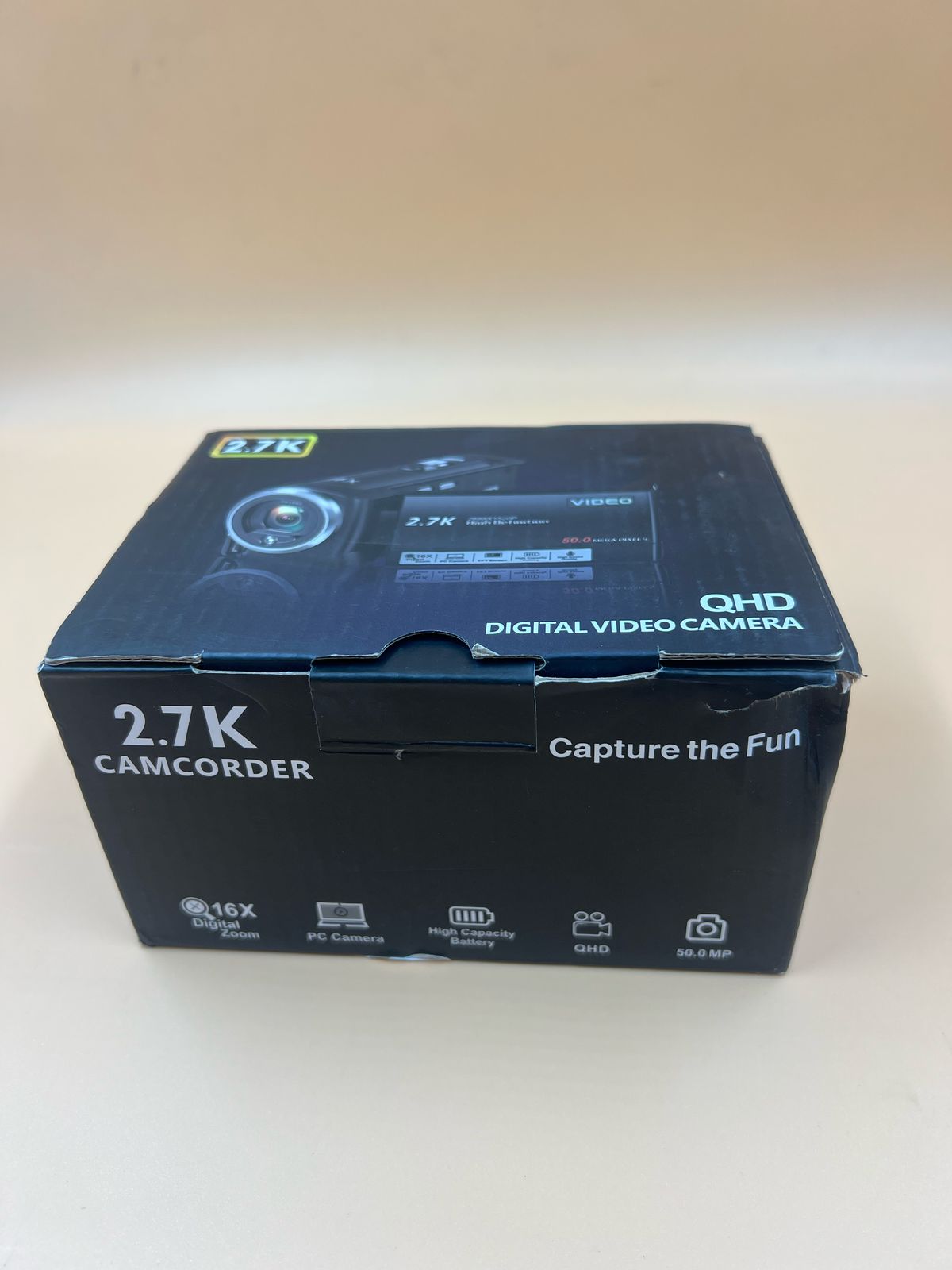 Videocámara UHD de 48 MP 32 GB QHD 2.7K