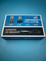 Juego 4 bombillas LED faros delanteros 9005HB3 H11H9H8