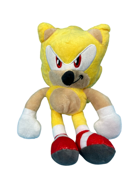 Peluche de Super Sonic 26cmx11cm Sonic amarillo juguete