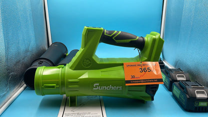 Soplador De Hojas Eléctrico Inalámbrico Con 2 Baterías De 3.0Ah
