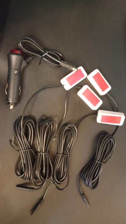 Tira de luces LED para coche, RGB, control, App y bluetooth.