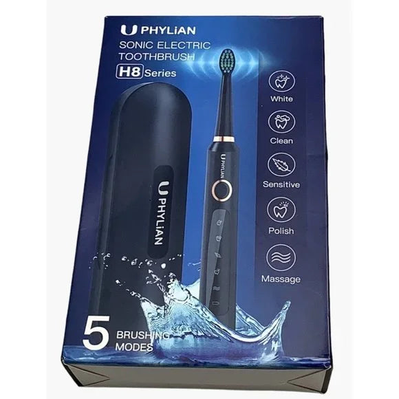 Cepillo de dientes electrico sonico H8 U PHYLIAN para adultos y niños.