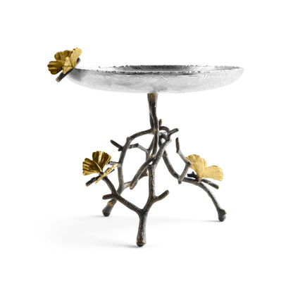 Plato de dulces de ginkgo con forma de mariposa, Michael Aram.