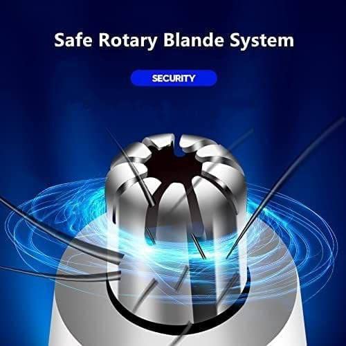 Recortador de vello eléctrico 3 en 1 para nariz, orejas y cejas para hombres