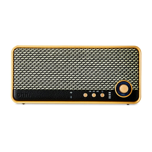 Altavoz Wi-Fi mediano ONN con sonido multidireccional, negro