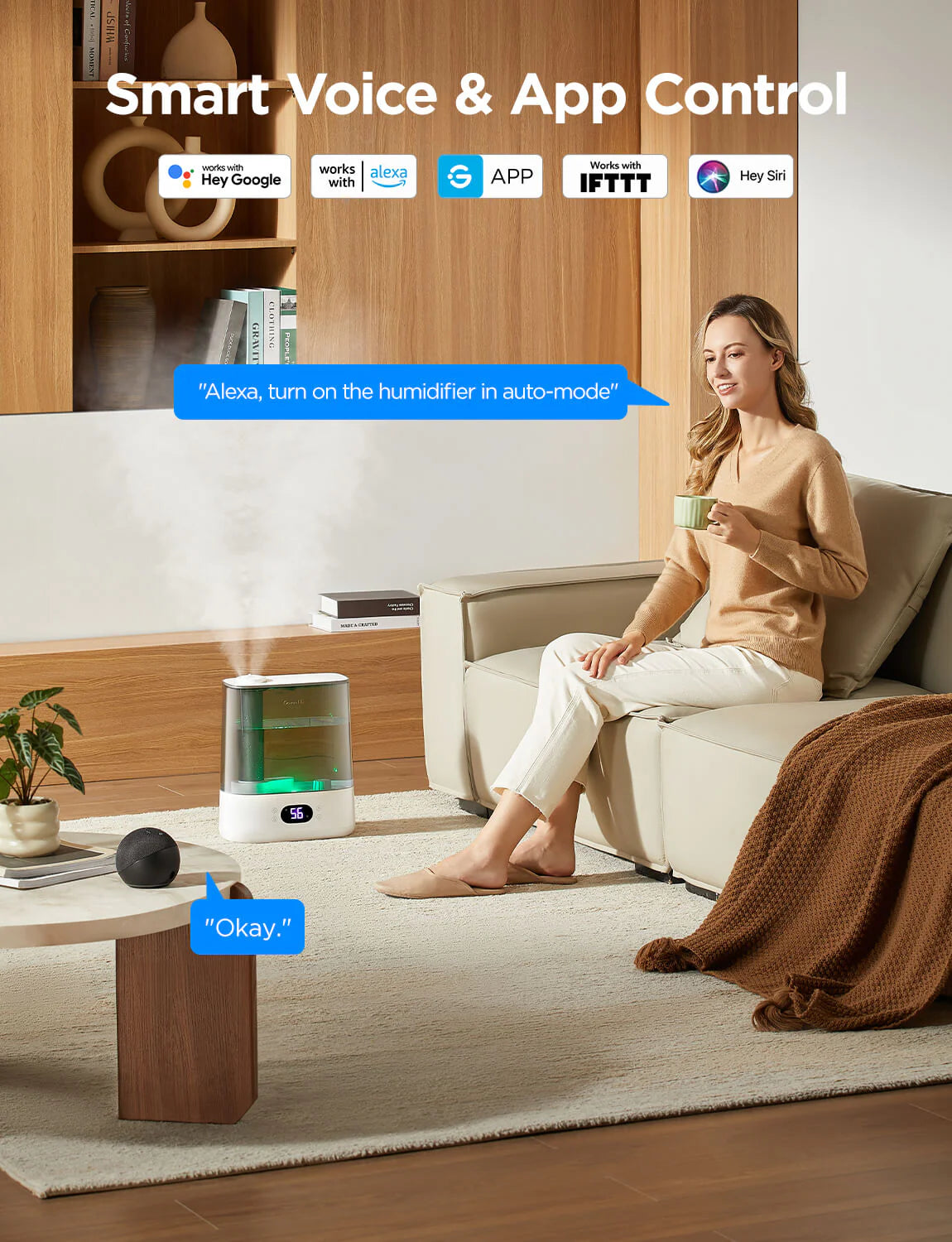 Humidificador inteligente GoveeLife 2 Lite (6 L).