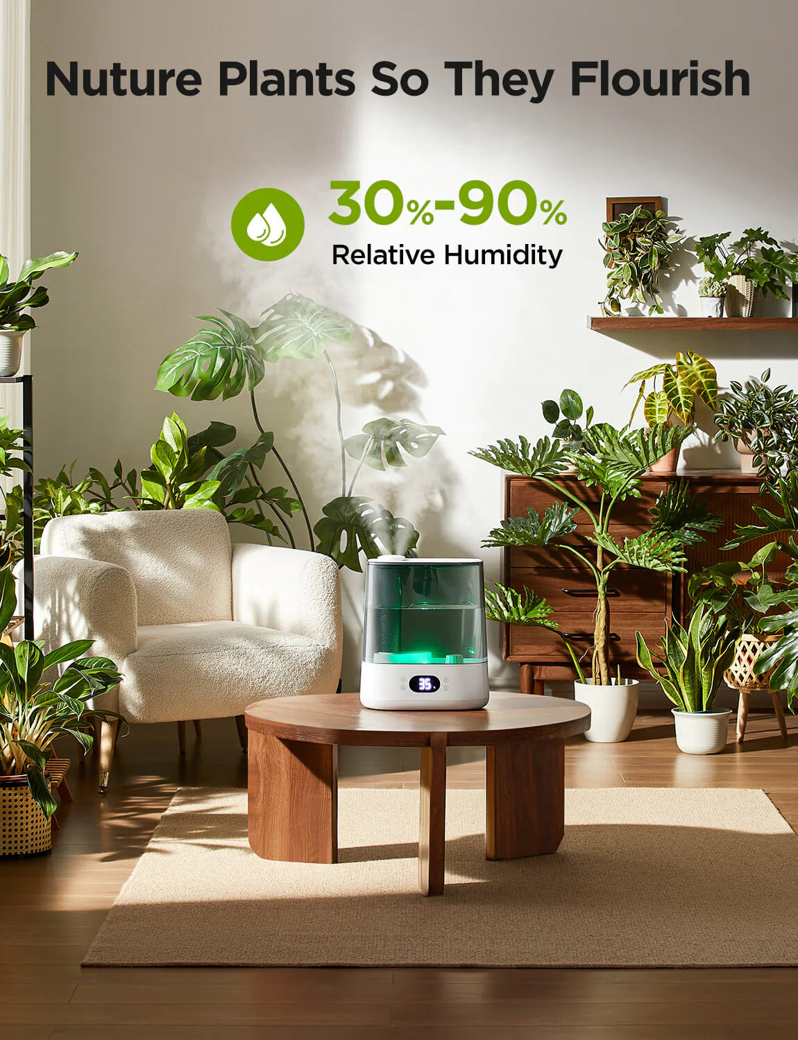 Humidificador inteligente GoveeLife 2 Lite (6 L).