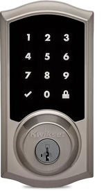 Cerradura inteligente con pantalla táctil. Compatible con Apple HomeKit.