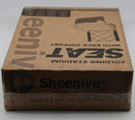 Asiento Plegable Para Gradas Sheenive Con Respaldo Acolchado Azul