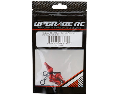 Clips de cuerpo UpGrade RC 1/10 con asas de tracción de aluminio.