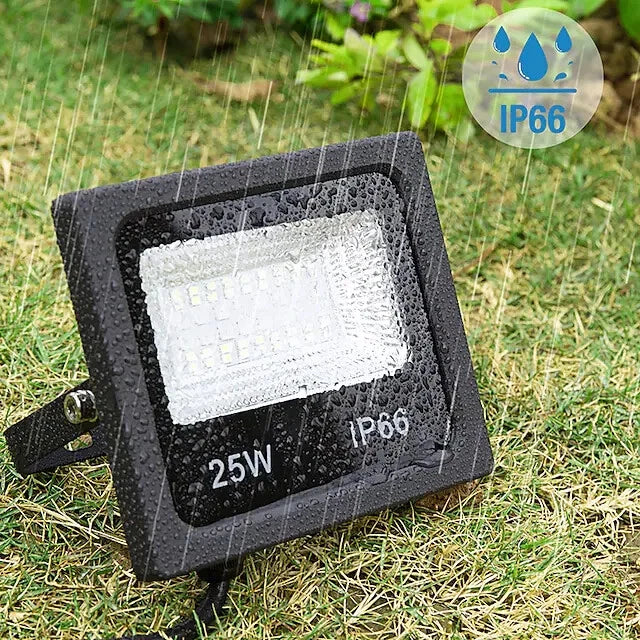 Luz LED para exteriores, foco inteligente de 25 W IP66