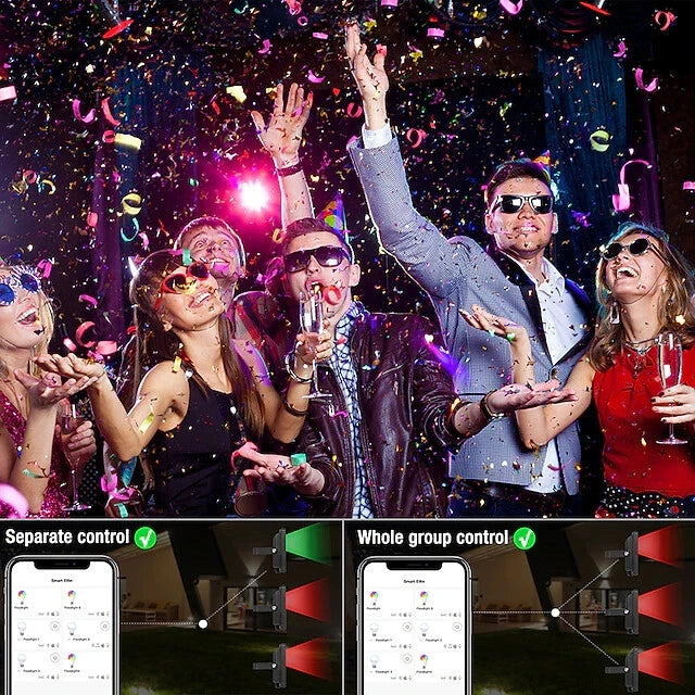 Luz LED para exteriores, foco inteligente de 25 W IP66