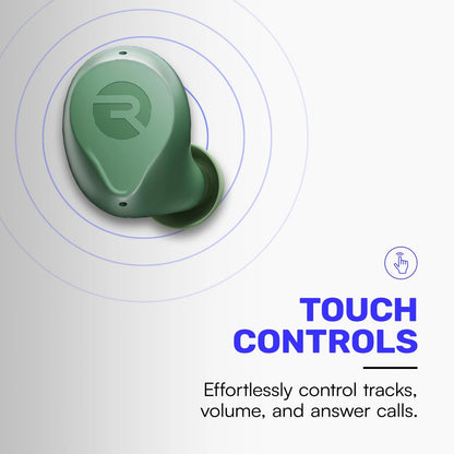 Raycon Fitness - Auriculares inalámbricos,VERDES.