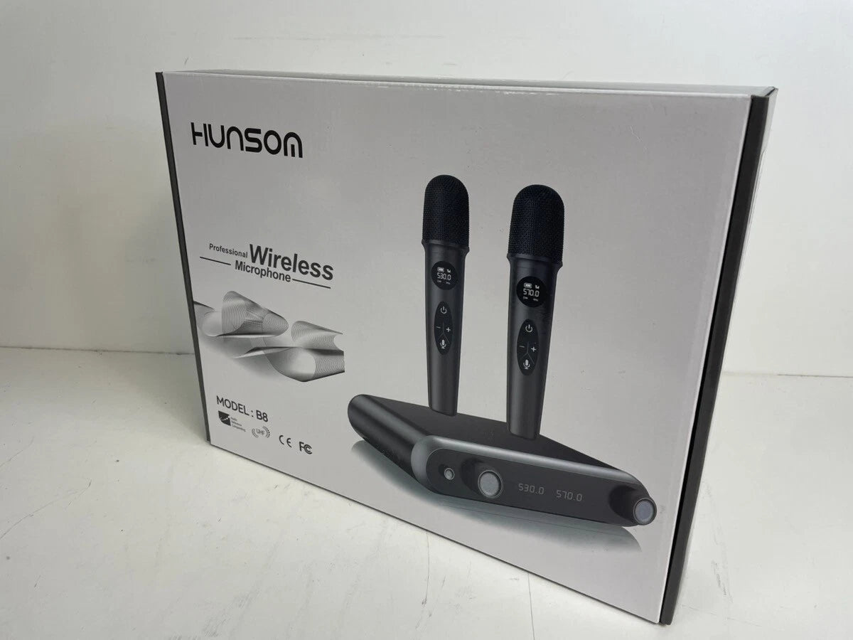 MICRÓFONOS INALÁMBRICOS PROFESIONALES HUNSON B8.