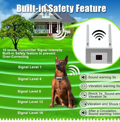 Sistema de valla inalámbrica y collar Focuser PF-07 para perros