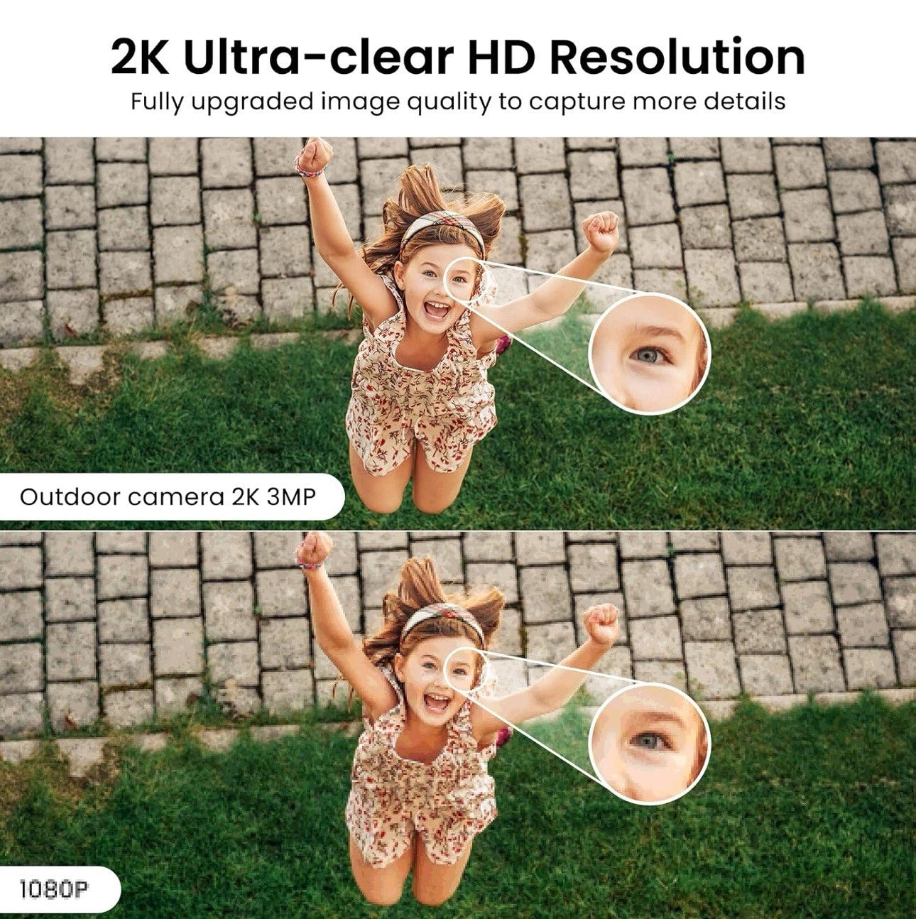 Cámaras Aoqee 2K para seguridad en el hogar.(USADO)