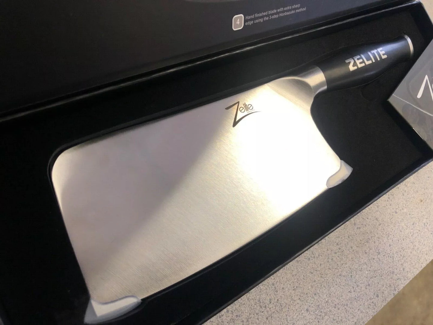 Cuchillo de carnicero de acero inoxidable, alemán, Zelite Infinity.