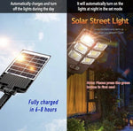Luces solares para exteriores farola 504 LED W789B-3