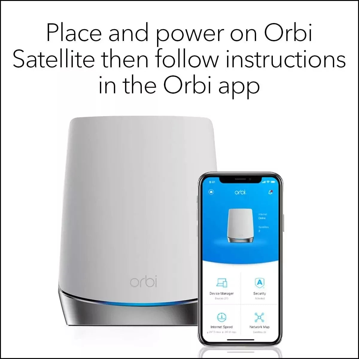 NETGEAR Orbi RBS750 Tri-band Mesh WiFi 6.