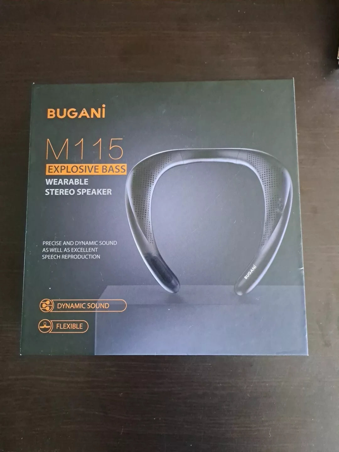 BUGANI Neckband Bocina Bluetooth,Neck True 3D.