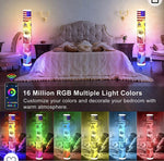 Lámpara de Piso, LED RGB, Tema Patriótico, Control remoto.