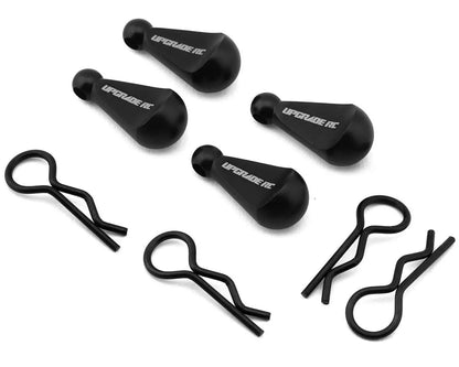Clips de cuerpo UpGrade RC 1/10 con asas de tracción de aluminio.