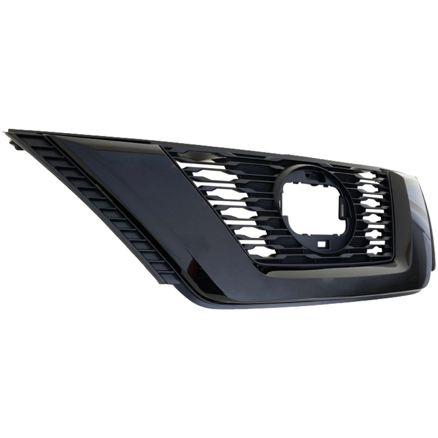 Rejilla para Nissan Rogue 2018-2019, Color negro, (DETALLE).