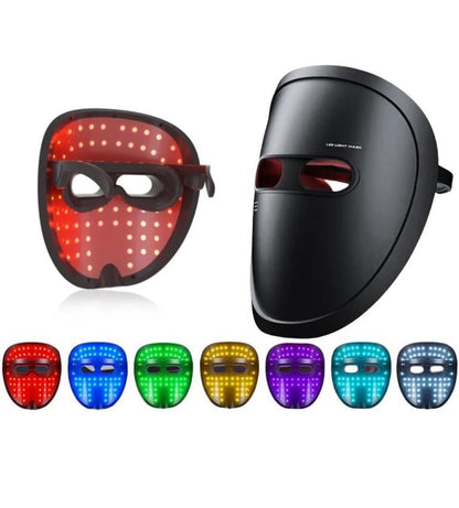 Mascarilla facial de terapia de luz LED