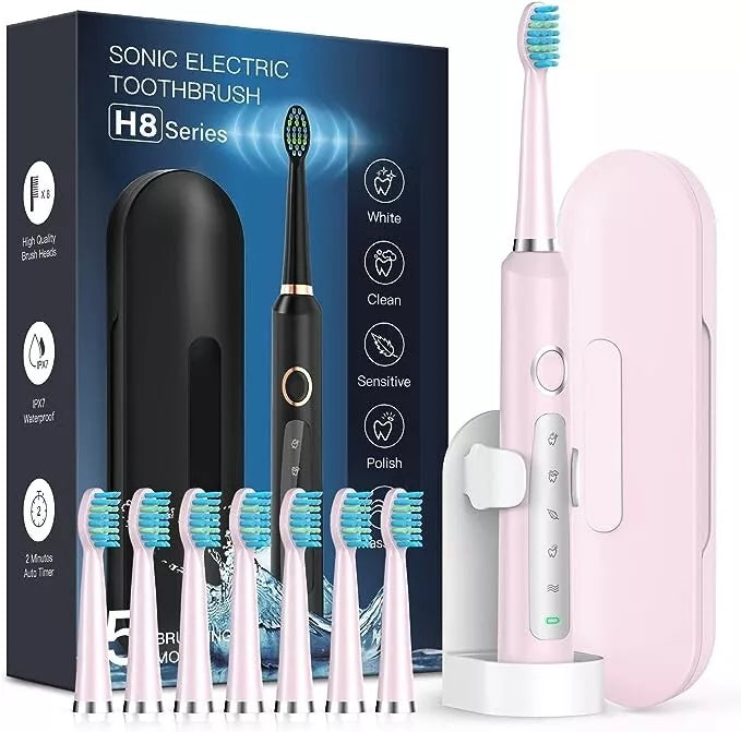 Cepillo de dientes electrico sonico H8 U PHYLIAN para adultos y niños.