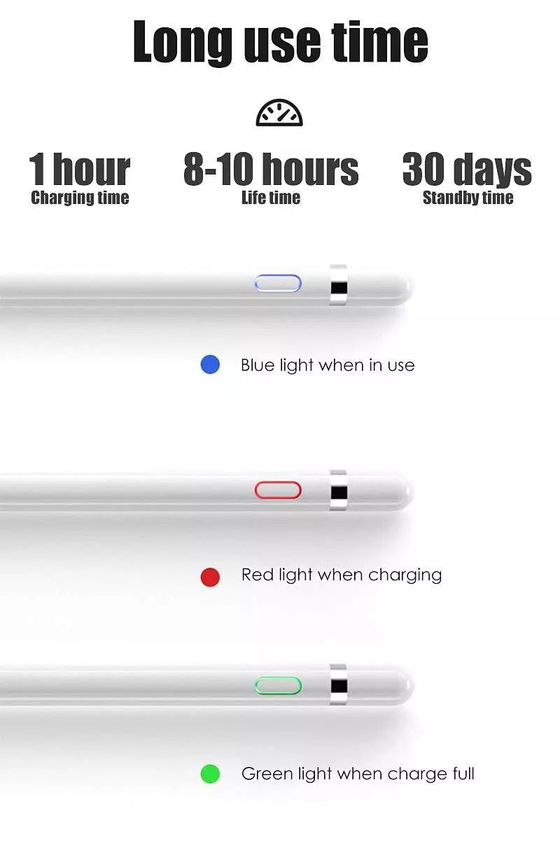 Lápiz óptico activo actualizado 2023 para pantallas táctiles.