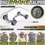 Conjunto de pinza de freno de disco con soporte, LEXUS Is250-2006.