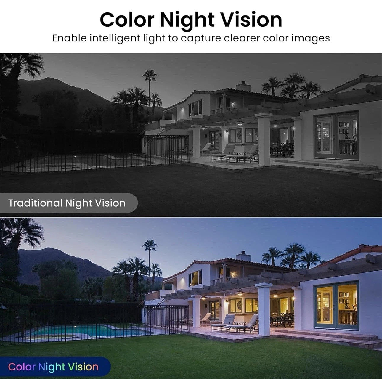 Cámaras Aoqee 2K para seguridad en el hogar.(USADO)