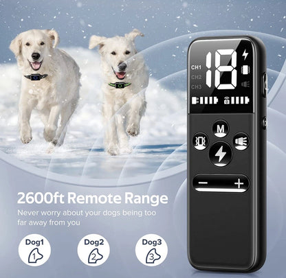 Collares de choque para perros, UVZSDA, con control remoto.