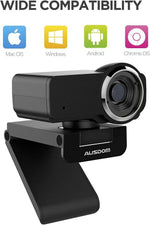 AUSDOM Cámara Web Full HD 1080p (USADO)