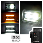 Faros LED 4x6 Pulgadas para Volvo 240 740 760 2 Piezas