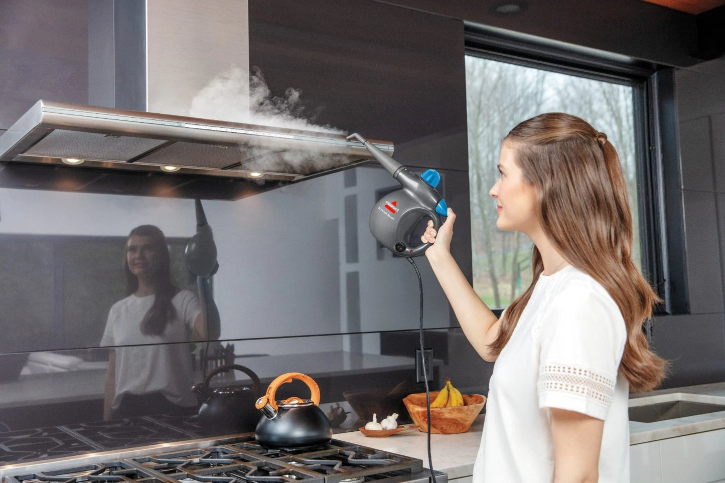 Limpiador y desinfectante de vapor portátil BISSELL.