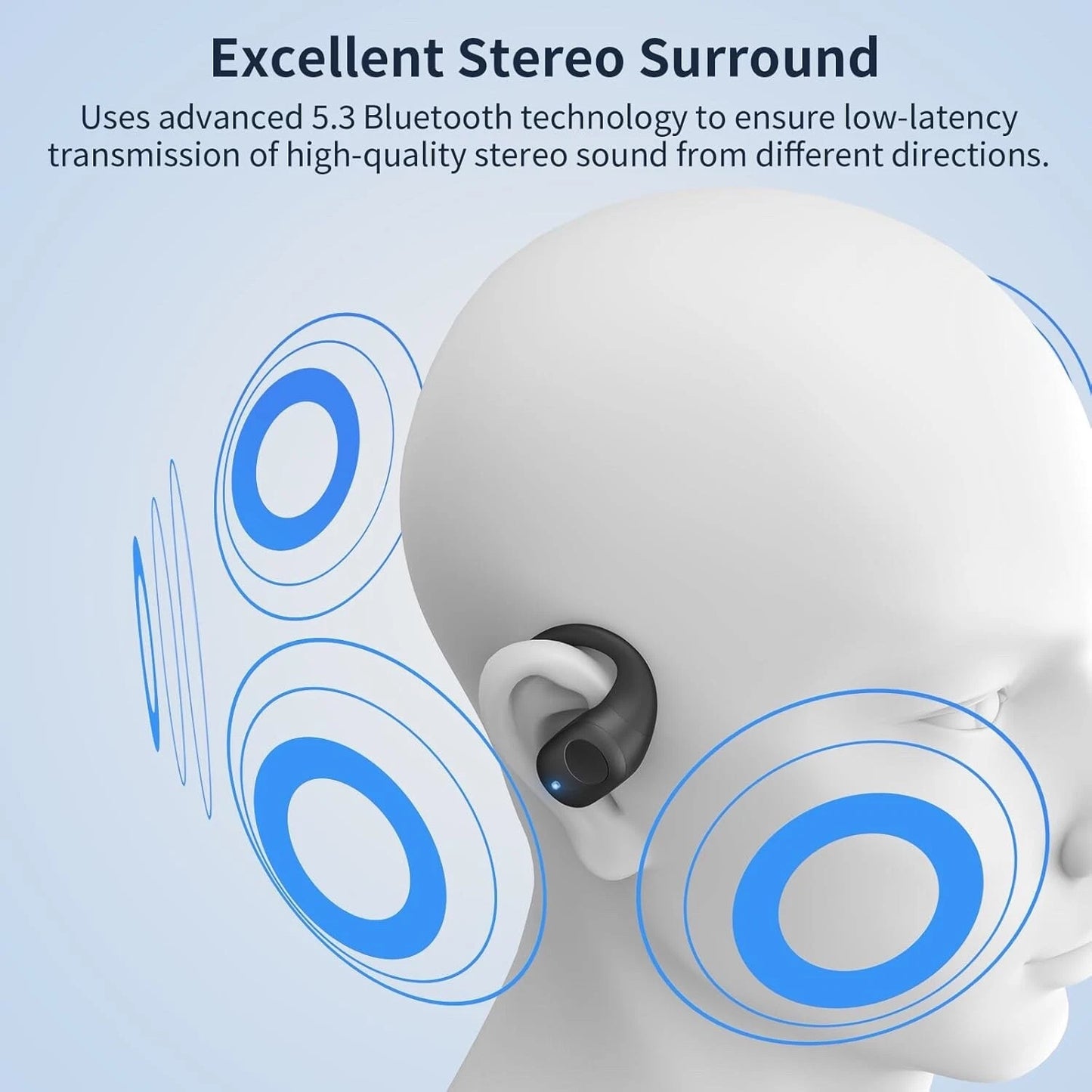 Auriculares de Oreja Abierta, Auriculares Bluetooth 5.3.