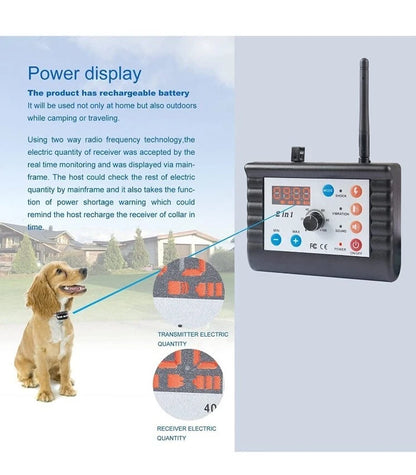 Sistema de valla inalámbrico Justpet Intelligent 2 en 1.(USADO)
